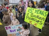 'Broken promise after broken promise': Olympic Village parents are still waiting for their elementary school