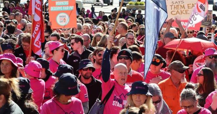 'Only the start': workers send warning at mass rally