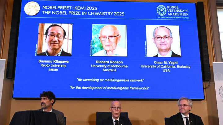 Nobel de Química para Kitagawa, Robson y Yaghi ?por el desarrollo de las estructuras metal