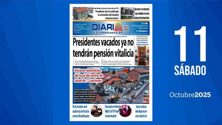 Edición Impresa | Sábado 11 10 2025