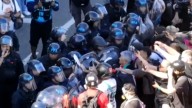 Represión policial en la marcha de jubilados en el Congreso: Un hombre terminó detenido