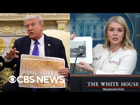 Watch: Trump, White House address East Wing demolition, ballroom construction cost