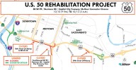 Expect delays: Highway 50 closures start tonight