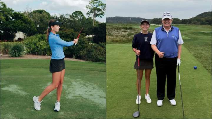 Kai, Nieta de Donald Trump, Debutará en el Circuito Profesional de Golf Femenino