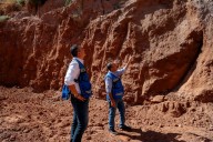 Supervisa alcalde trabajos de remediación de puente de Sierra Azul