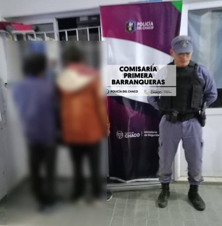 Barranqueras: los vecinos atraparon a dos roba cables