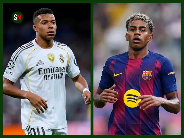 Two attacking geniuses: Mbappe, Yamal compared ahead of El Clasico