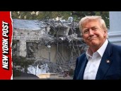 Trump Demolishes White House East Wing to Build $250 Million Ballroom
