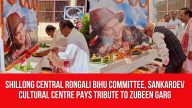 One Month Without Zubeen Garg: Shillong Central Rongali Bihu Committee, Sankardev Cultural Centre Pays Tribute to Zubeen Garg