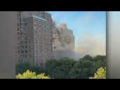 Bronx building collapse: Explosion sends chimney crashing down