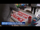 Demonstrators preparing for 'No Kings' protest downtown Chicago: 'Defend our Constitution'