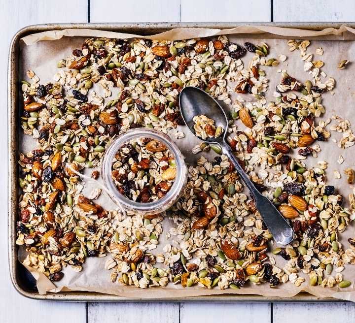 Cheesecake, perfected with granola