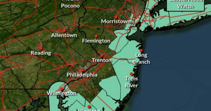 Nor'easter to bring coastal flooding to Jersey Shore, rain to Philadelphia