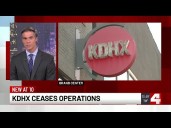 KDHX stops operations