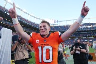 Where does Broncos' comeback win rank in Denver sports history?