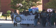 ECU students march for unity following recent campus assault cases
