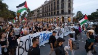 Las calles de Barcelona protagonizan el segundo día de protestas contra Israel