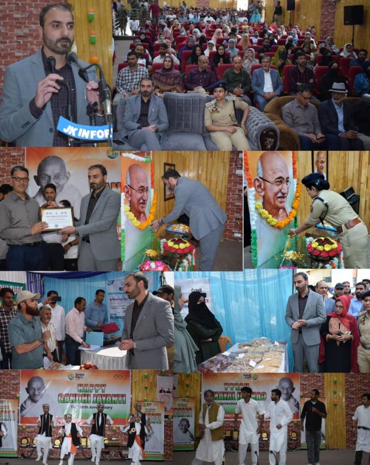 Pulwama Admin Organises Mega Event to Conclude Sewa Parv on Gandhi Jayanti