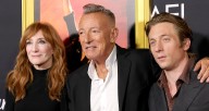 Jeremy Allen White Joins Bruce Springsteen & Wife Patti Scialfa at ‘Deliver Me From Nowhere’ Premiere in Hollywood! | Amy Boland Hauser, Bruce Springsteen, Deliver Me From Nowhere, Emma Wall, Harrison