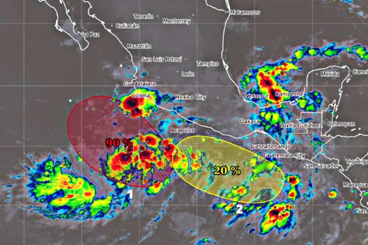 Zona de baja presión podría convertirse en ciclón tropical en 48 horas; se acercaría a BCS