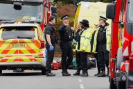 Four injured in incident near U.K. synagogue, police says suspect shot
