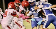 Needles football records big win on homecoming