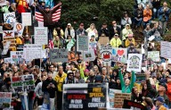 Another ‘No Kings’ protest stretches a mile through downtown Seattle