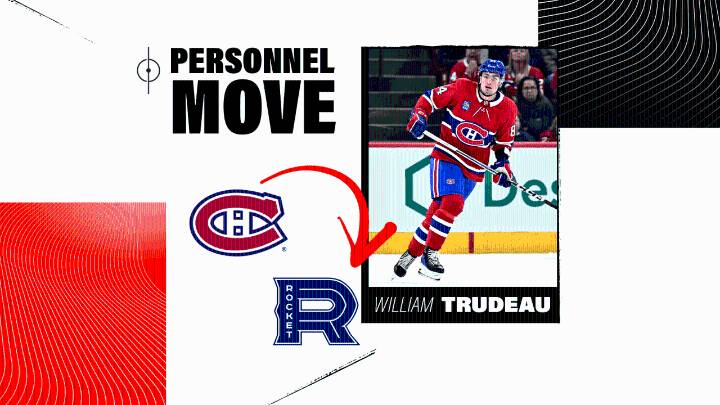 William Trudeau loaned to Laval Rocket
