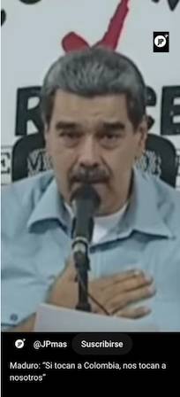 (VIDEO)  Y lo que sea con Colombia es con Venezuela y lo que sea con Venezuela es con Colombia