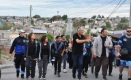 Beliz recorrió las ciudades de Rawson y Trelew