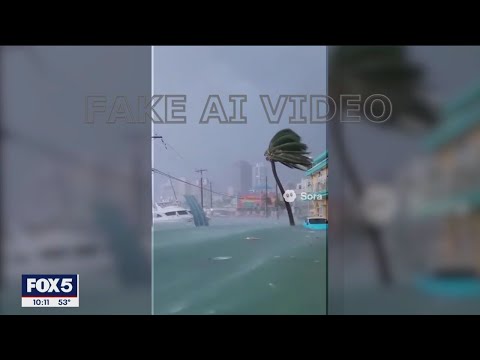 Fake Hurricane Melissa videos flood social media as AI fuels misinformation