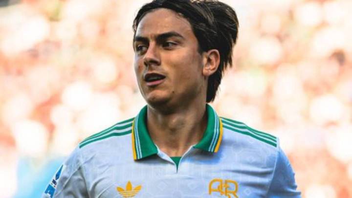 Paulo Dybala y el loco festejo "paternal" por su golazo al Sassuolo por la Serie A de Italia