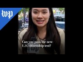 Can you pass the U.S. citizenship test?