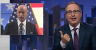 John Oliver Taunts Stephen Miller Over Unhinged Cop Speech