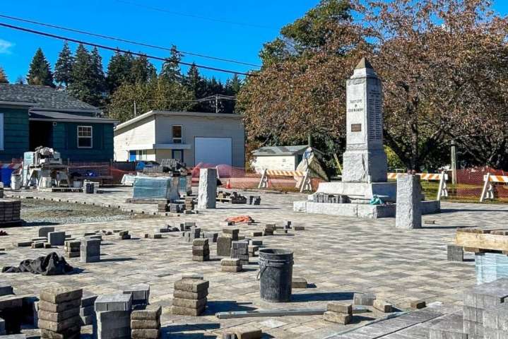 Accessibility upgrades underway at Ladysmith cenotaph