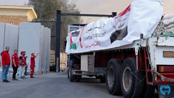 Preparations begin to ramp up aid in Gaza as ceasefire brings hope for end to 2
