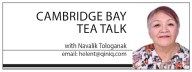 Signs of fall in Cambridge Bay