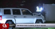 1 person taken to the hospital after early morning hit