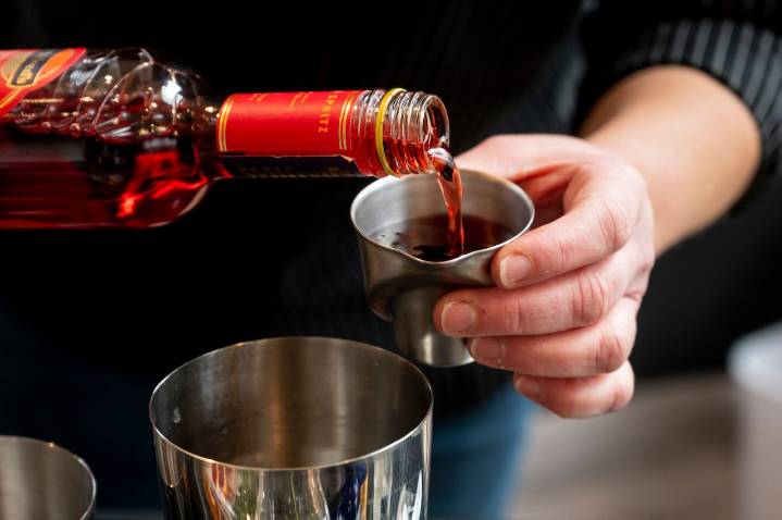 Birds of Paradise in Brighton pouring out final drink on Halloween