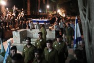 Just-released hostage attends funeral of fellow soldier, whose body was among few returned from Gaza