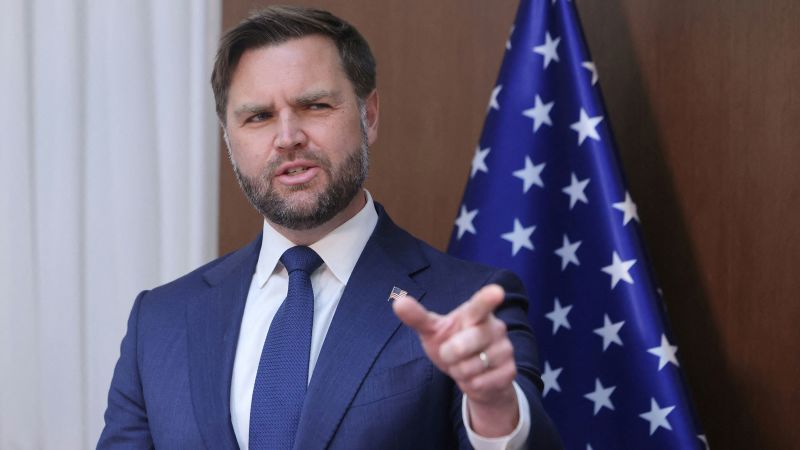 Rebuilding Rafah could happen in 2 to 3 years, Vance says as he leaves Israel