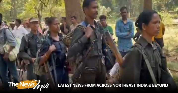 Chhattisgarh: 21 Maoist cadres, including 13 women, surrender with weapons in Bastar