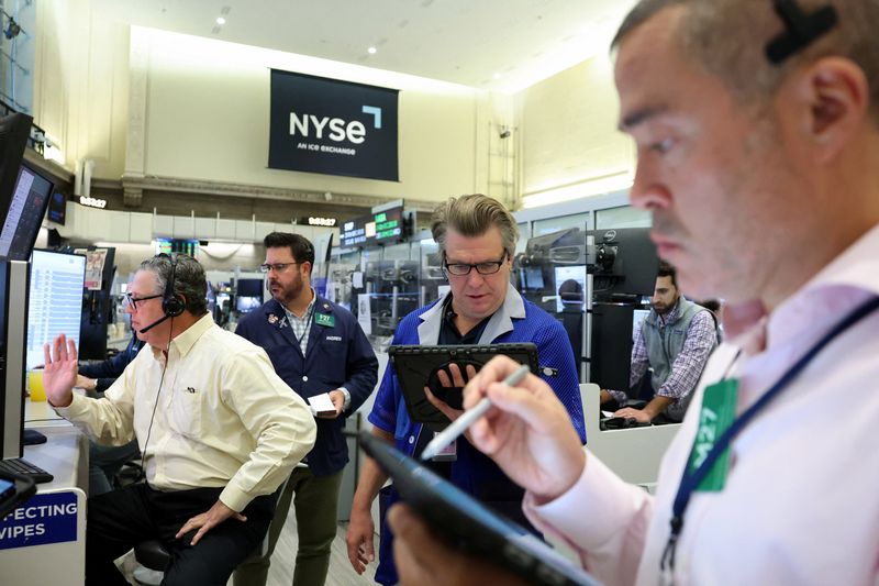 Stocks decline, with S&P 500 down after recent records; gold futures hit $4,000/oz