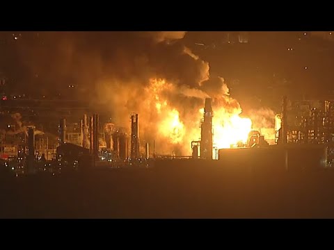 4 workers sue Chevron after refinery explosion and fire, alleging serious injuries