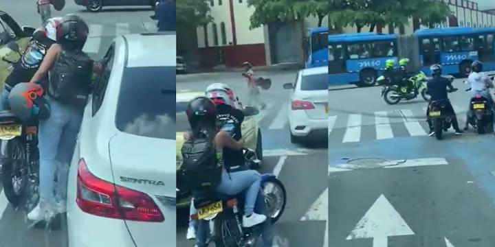 Video: ladrones en Cali dispararon furiosos porque su víctima no se dejó robar; un pasajero del MÍO resultó herido