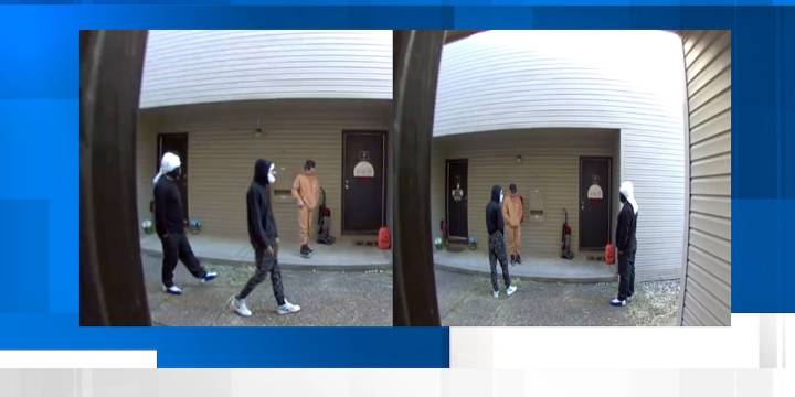 3 armed suspects caught on camera breaking into Lexington home