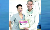 El candidato Biella fue distinguido como embajador de la donación de sangre en Salta