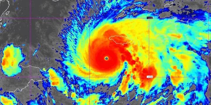 Hurricane Melissa Approaching Jamaica as Category 5 Storm