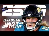 Chiefs vs. Jaguars REACTION 🏈 Trevor Lawrence capitalizes on penalty in MNF THRILLER