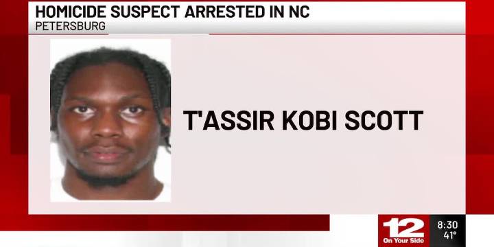 Petersburg Police arrest homicide suspect